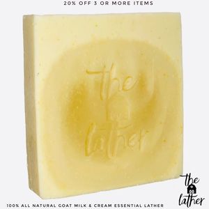 🐐 Plain Unscented Goat Milk & Cream Lather